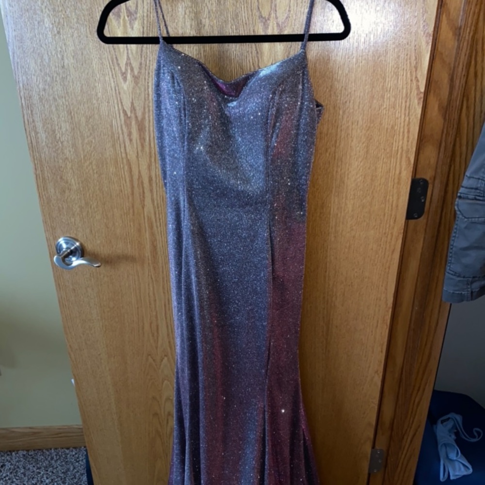 Purple prom dress